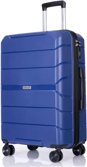 Hardside Luggage Set, 3-Piece, Lightweight, Spinner Wheels, Teal Blue