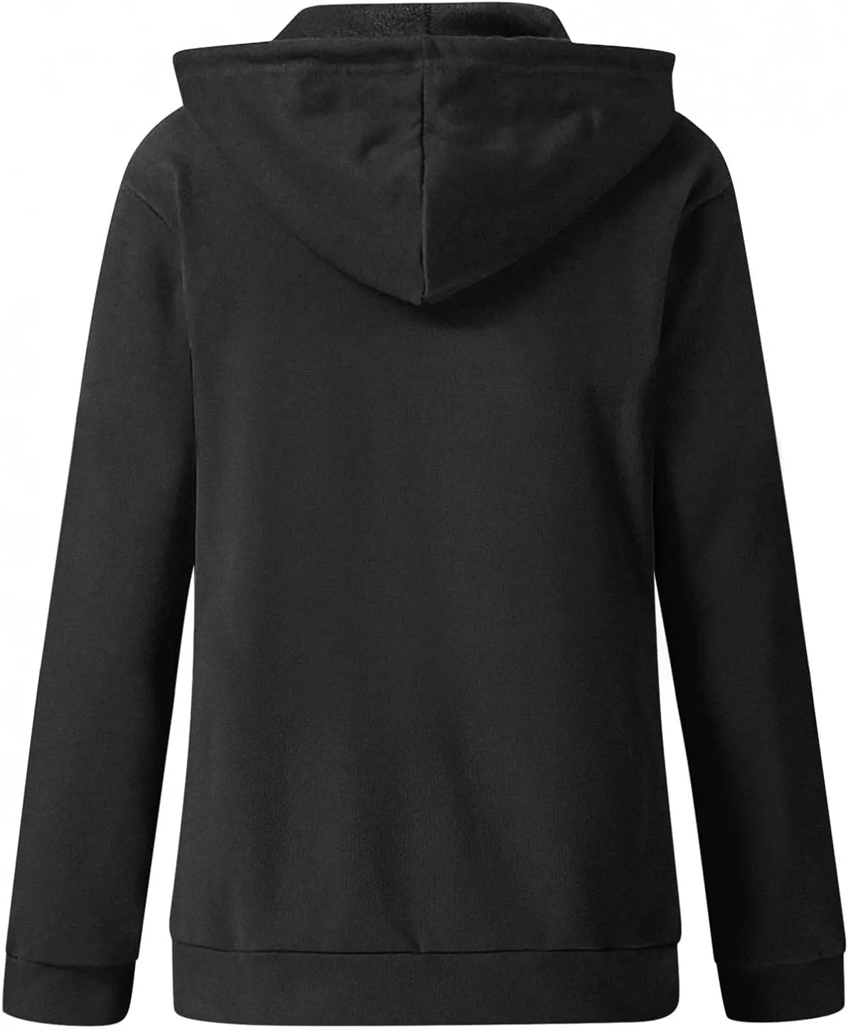 Hoodies for Women Pullover Color Block Pocket Casual Long Sleeve V Neck Sweatshirts Hooded Tops Shirts Outwear