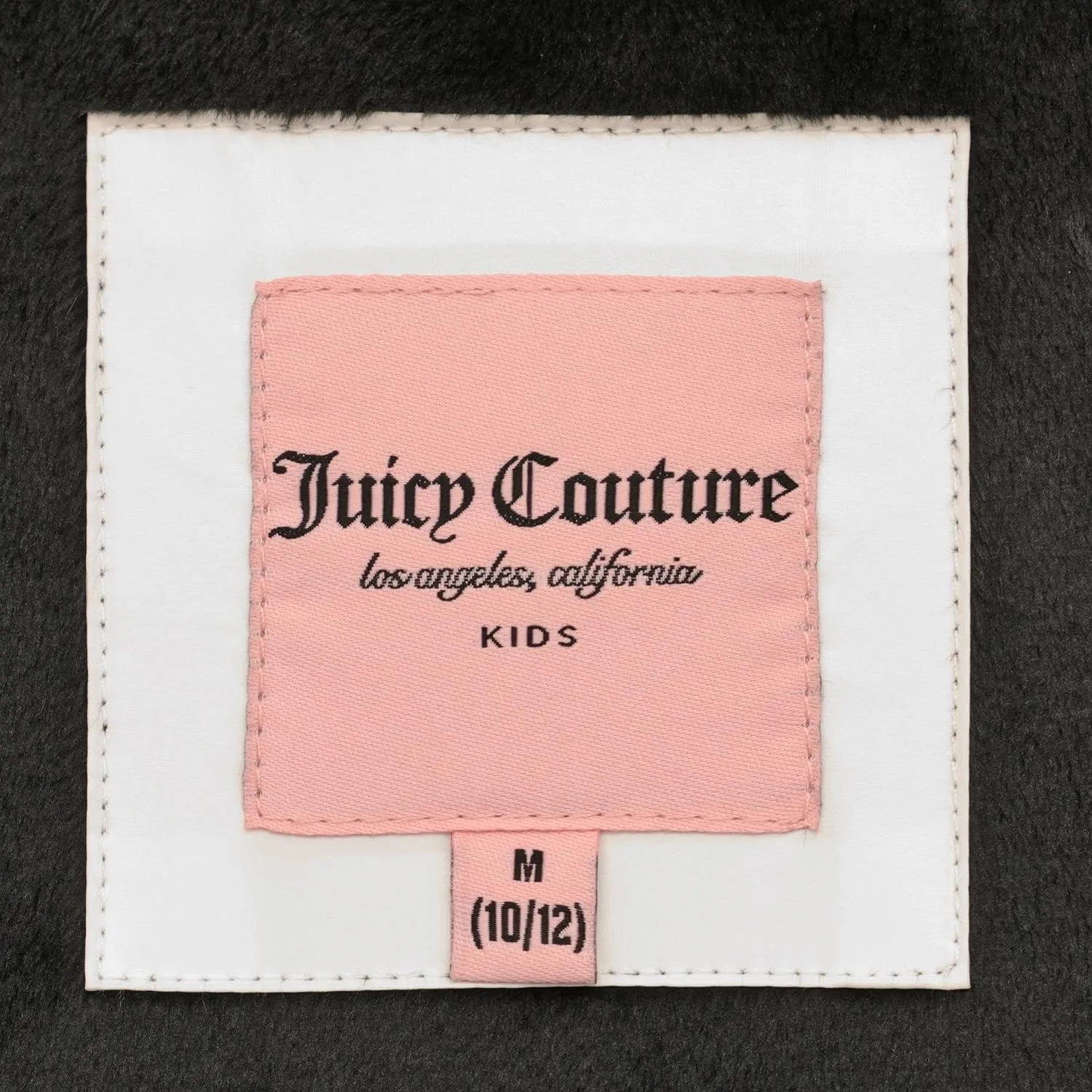 Juicy Couture Girls Coat, Faux Fur Hooded Winter Jacket, Warm Padded Parka Hoodie, Kids Heavyweight Winter Coat