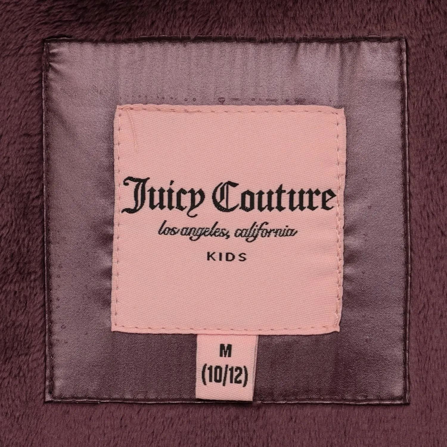 Juicy Couture Girls Coat, Faux Fur Hooded Winter Jacket, Warm Padded Parka Hoodie, Kids Heavyweight Winter Coat