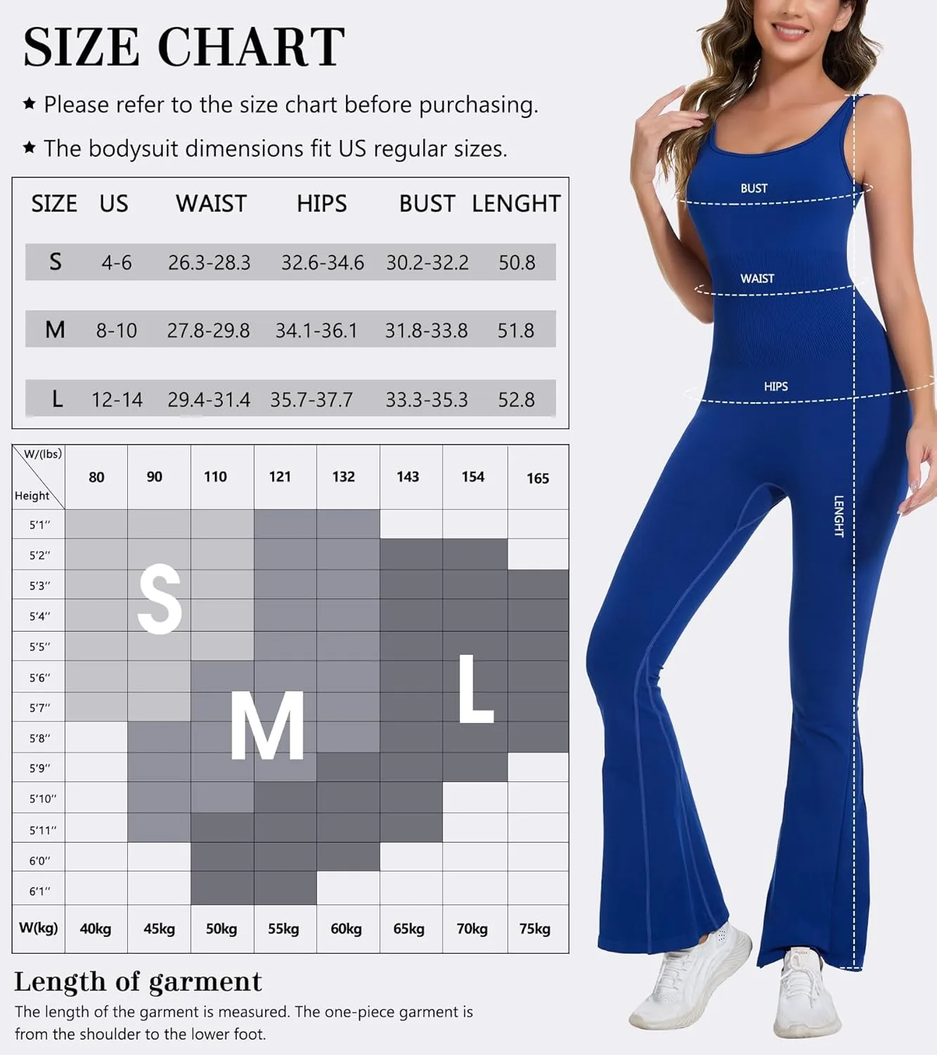 Jumpsuits for Women One Piece Workout Tummy Control Square Neck Sleeveless Flare Backless Outfits