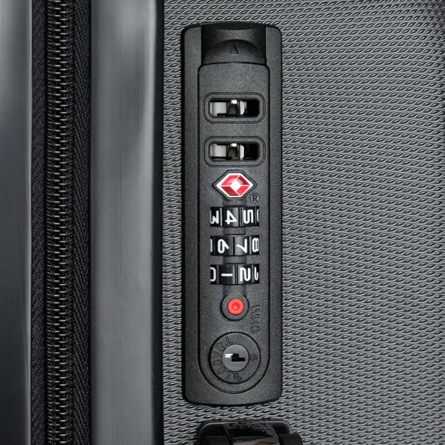June in Color Nope.  Durable Hard-Shell Carry-On Travel Bag with 360 Spinner Wheels & Secure Lock for Stress-Free Travel