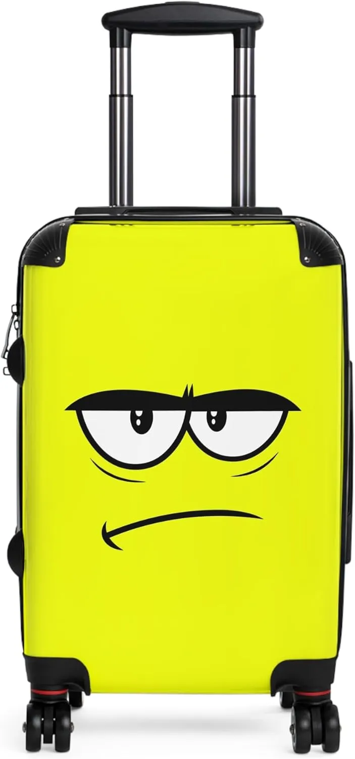 June in Color Nope.  Durable Hard-Shell Carry-On Travel Bag with 360 Spinner Wheels & Secure Lock for Stress-Free Travel