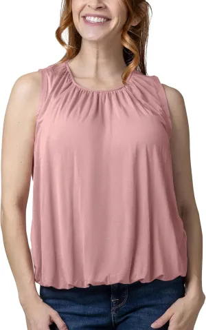 Kindred Bravely Piper Bubble Hem Nursing Tank | Breastfeeding & Pumping Shirt