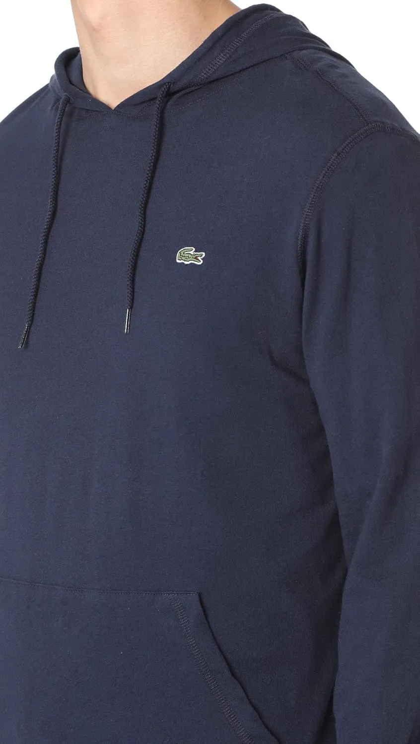 Lacoste Men's Long Sleeve Jersey Hooded T-Shirt, Th1485-51