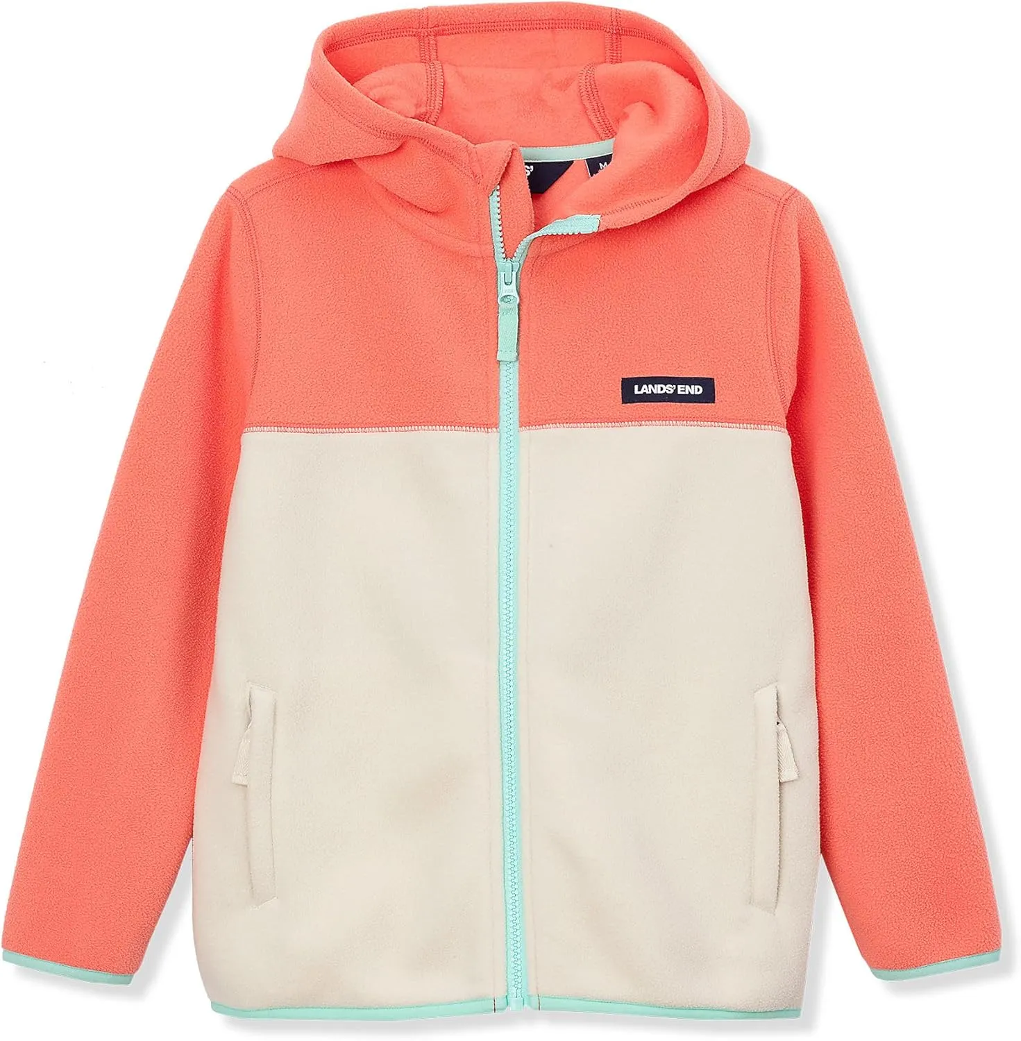 Lands' End Kids Fleece Full Zip Jacket with Hood