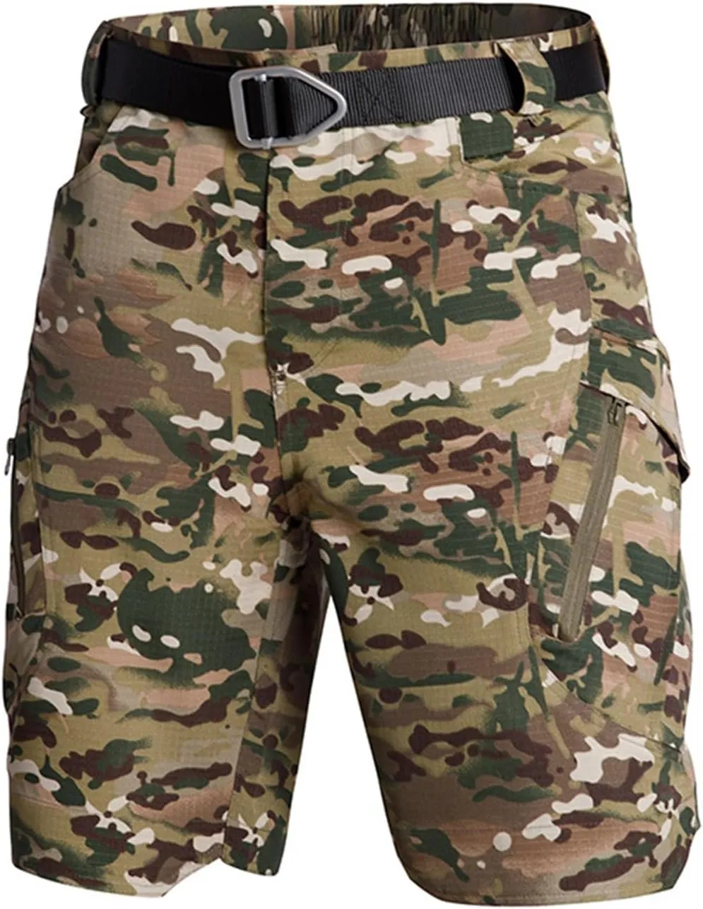 lcyhony Tactical Cargo Shorts for Men Relaxed fit Flex Quick Dry Workout Shorts Multi Pockets Ripstop Camo Hiking Work Pants