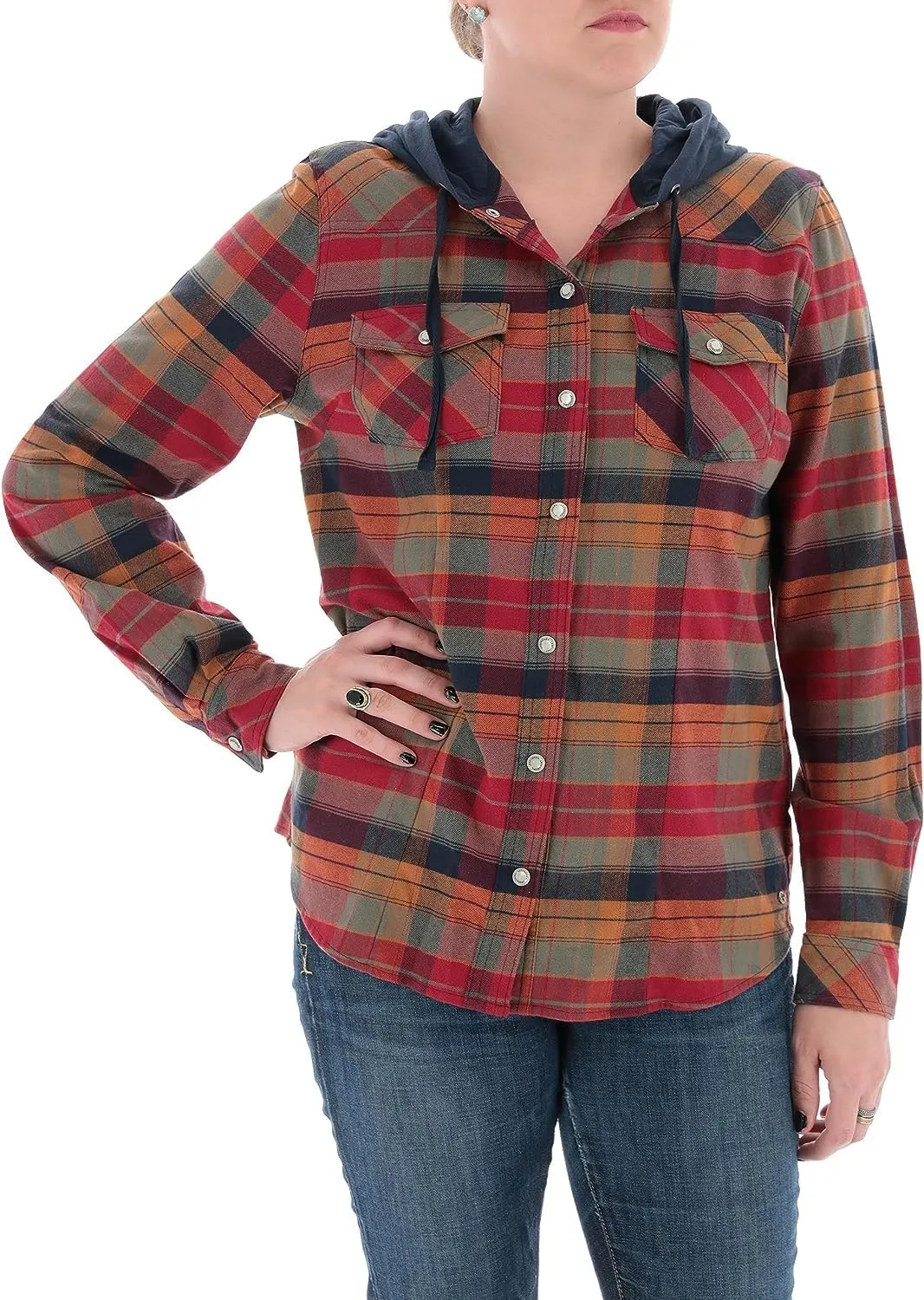 Legendary Whitetails Women's Lumber Jane Hooded Flannel Shirt