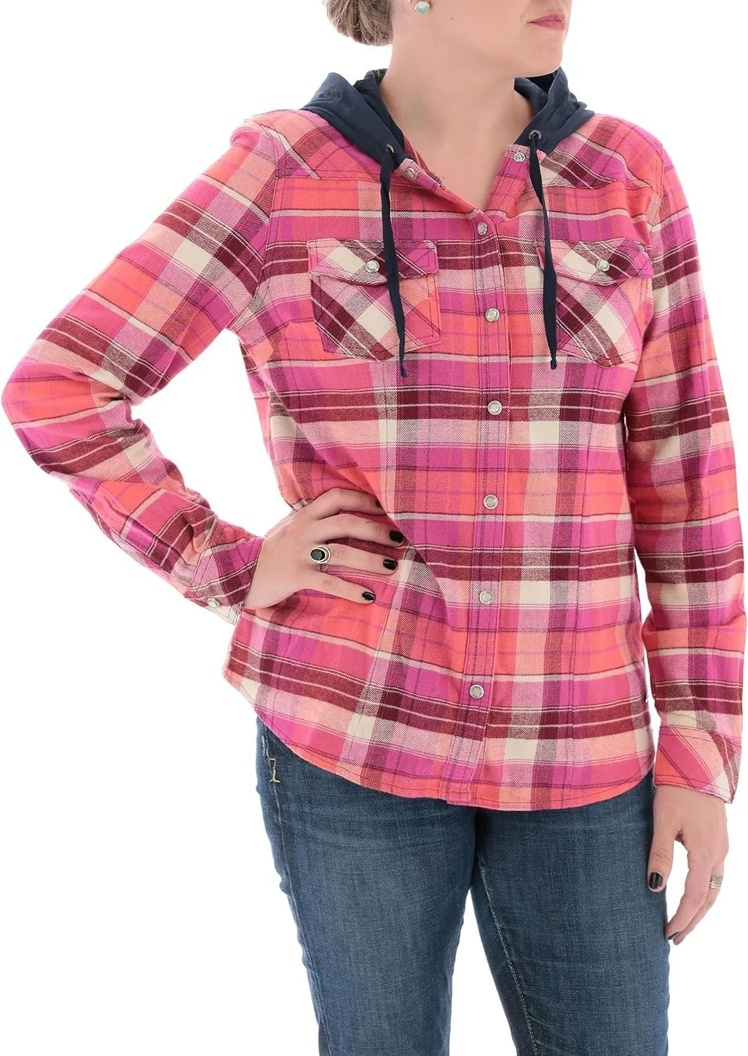 Legendary Whitetails Women's Lumber Jane Hooded Flannel Shirt