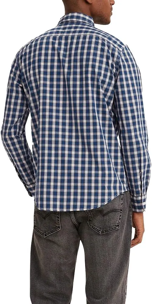 Levi's Men's Classic One Pocket Long Sleeve Button Up Shirt