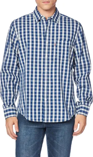 Levi's Men's Classic One Pocket Long Sleeve Button Up Shirt