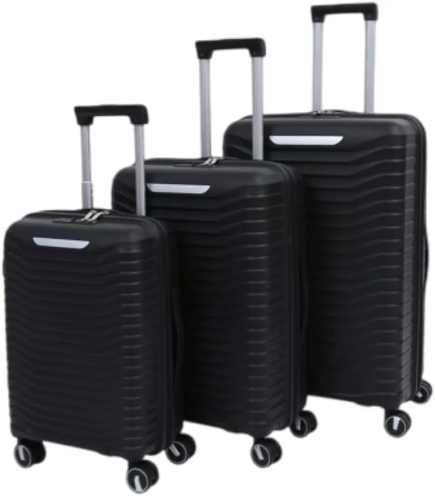 Lightweight Carry-On Luggage with TSA Lock, Trolley Luggage, Hard Shell Luggage Set 3 Pieces, Expandable Luggage Spinner Luggage, 19" 23" 27"