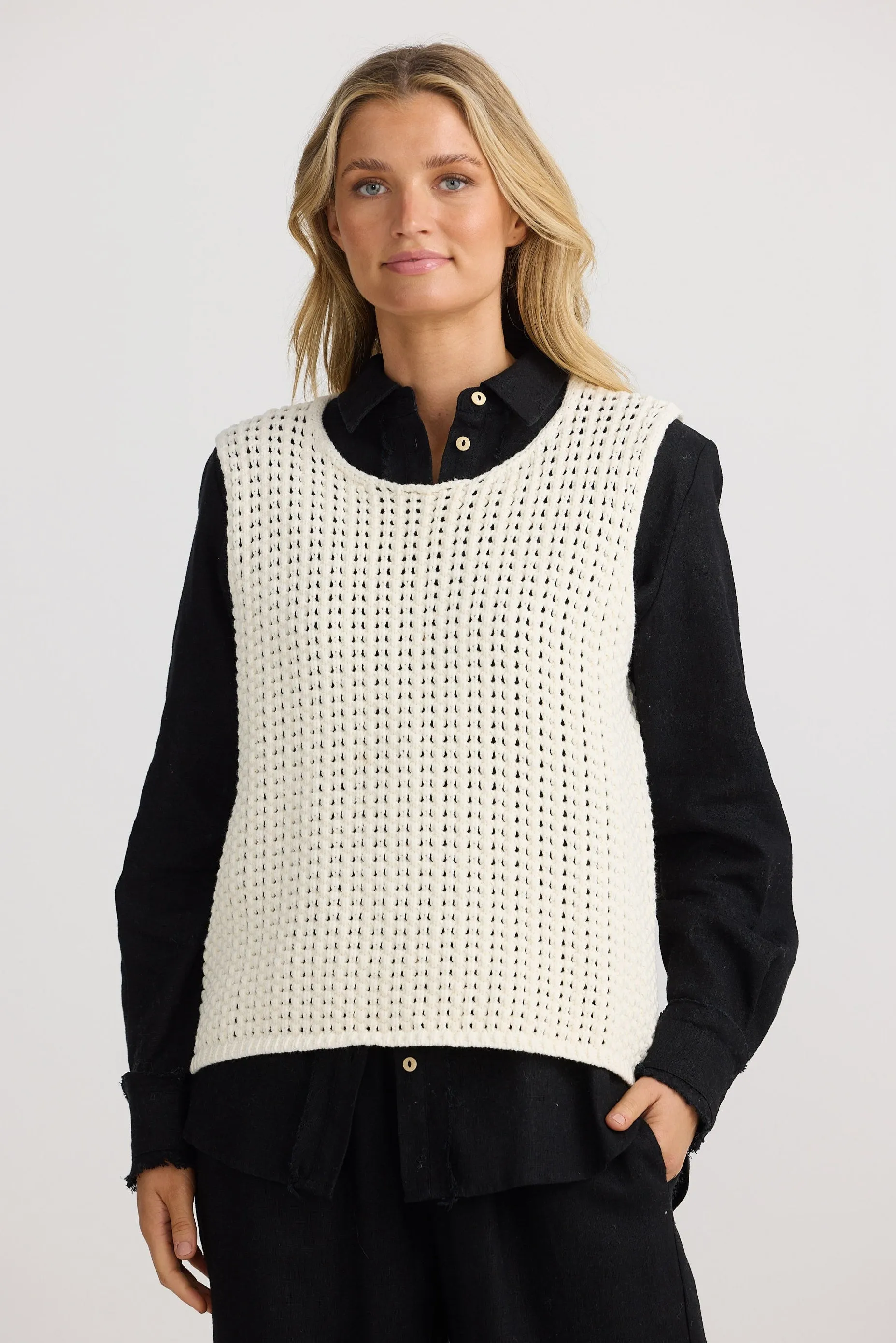 Maddison Vest - Off White