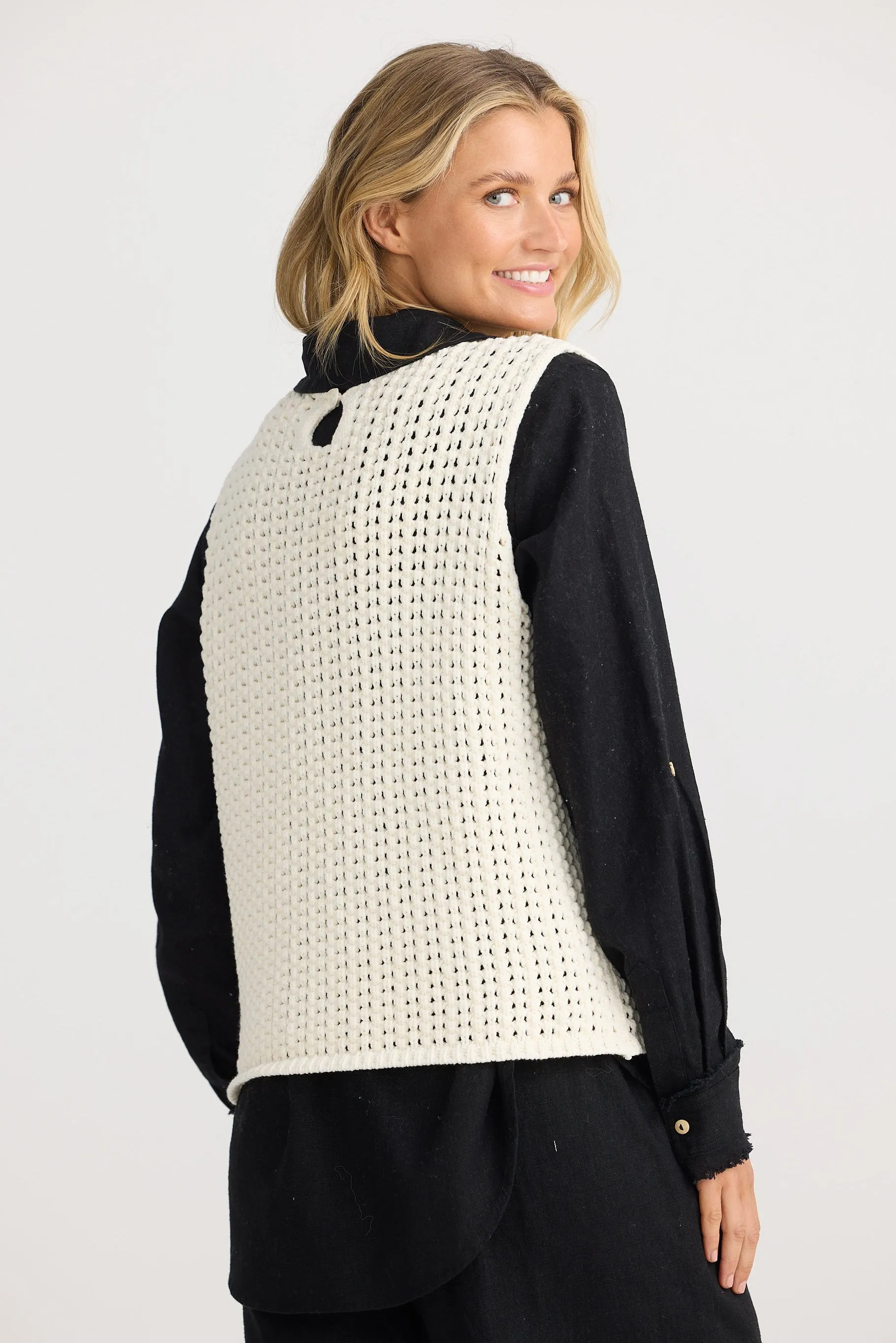 Maddison Vest - Off White