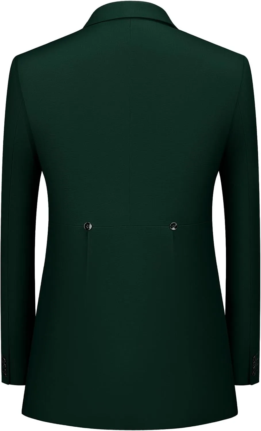 MAGE MALE Men's Suits Slim Fit Formal Tuxedo Wedding Prom Suit Party Dinner Blazer Vest Pants, High-Low Hem