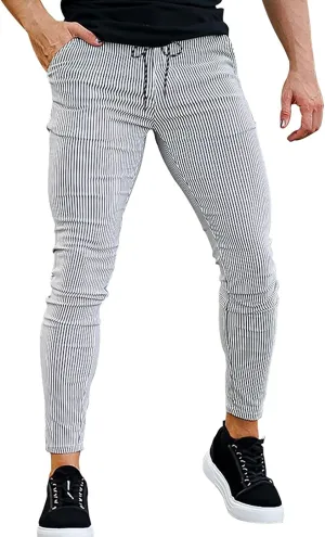 Men Cargo Jogger Lightweight Tapered Hiking Pants Sport Running Sweatpants for Training Elastic Waist Drawstring Jeans