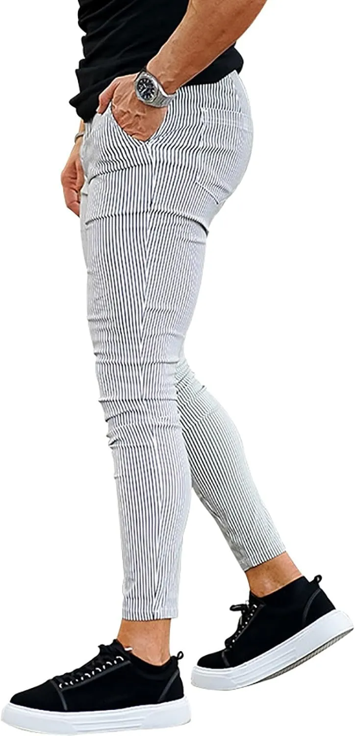 Men Cargo Jogger Lightweight Tapered Hiking Pants Sport Running Sweatpants for Training Elastic Waist Drawstring Jeans