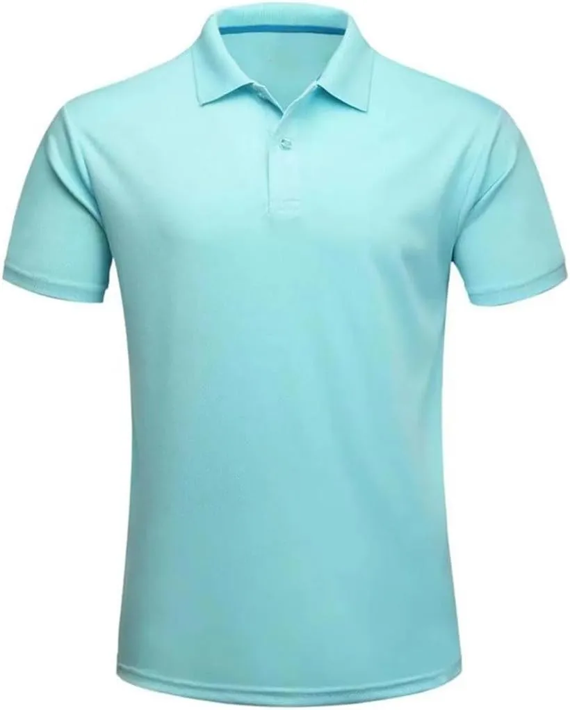 Men Solid Knit Polyester Running Quick Dry T-Shirts