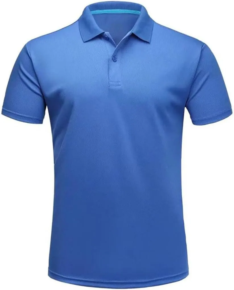 Men Solid Knit Polyester Running Quick Dry T-Shirts