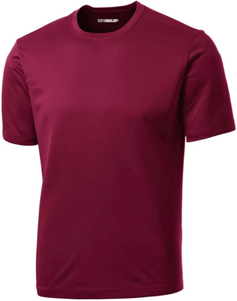 Mens Athletic Dry-Fit Performance Short Sleeve T-Shirt