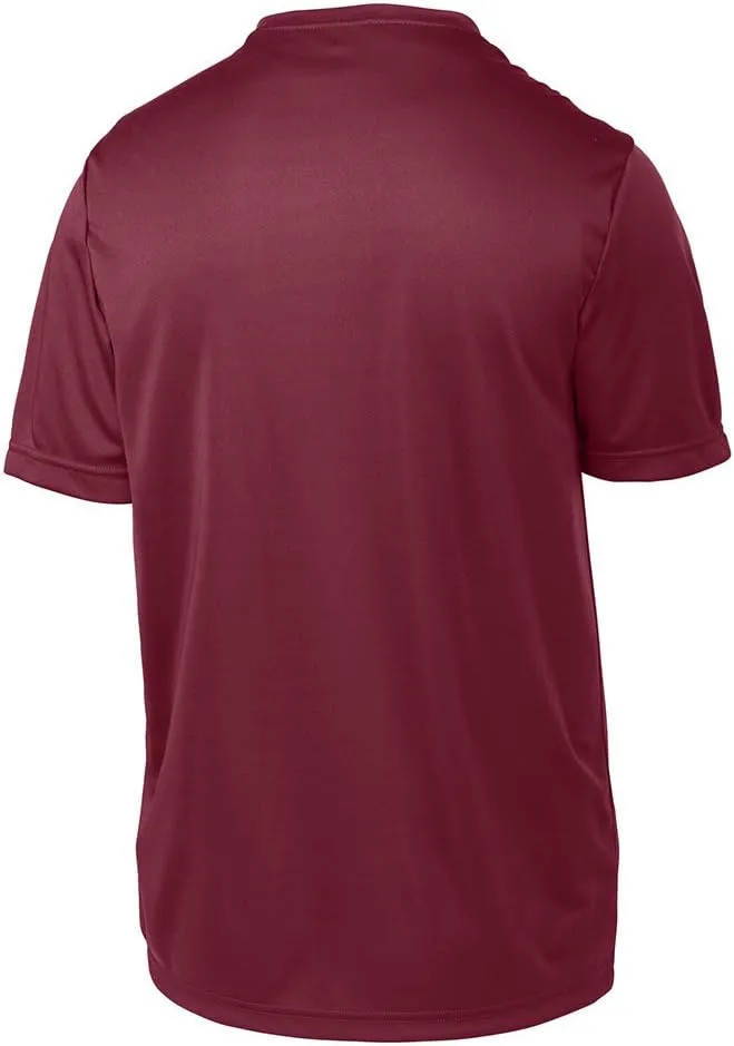 Mens Athletic Dry-Fit Performance Short Sleeve T-Shirt