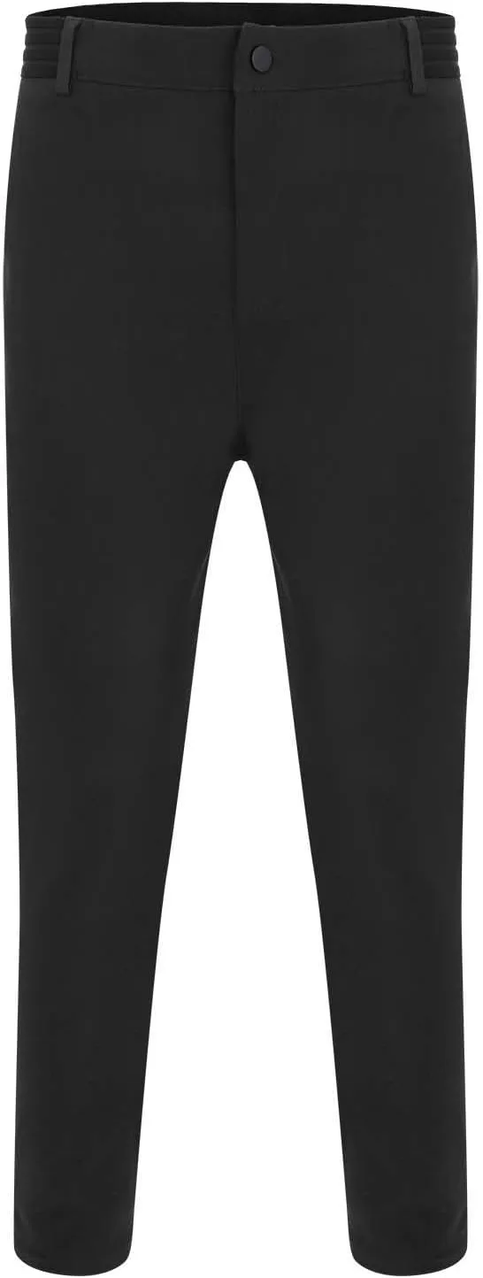 Mens Casual Chino Pants,Slim Fit Zipper Button Expandable Waist Stretch Dress Suit Pants Work Classic Suit Trousers