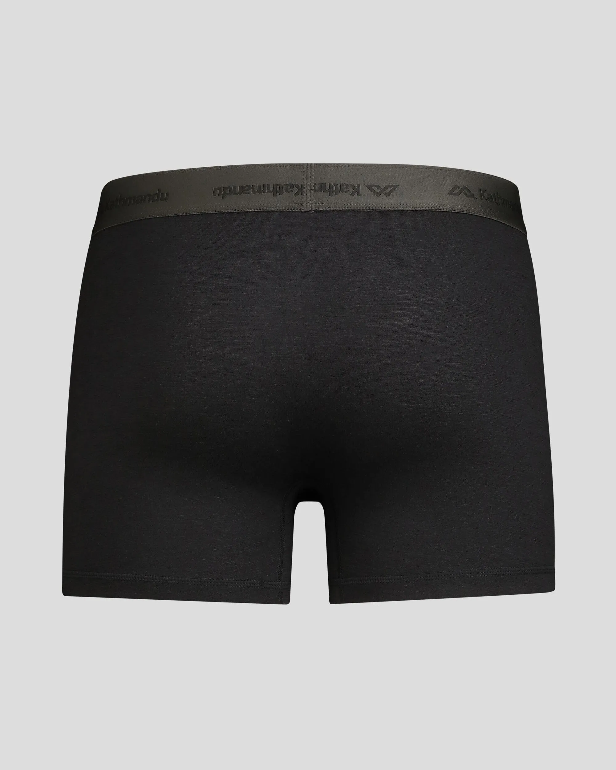 Men's K-Merino 125 4.5 inch Boxer - Black Stingray