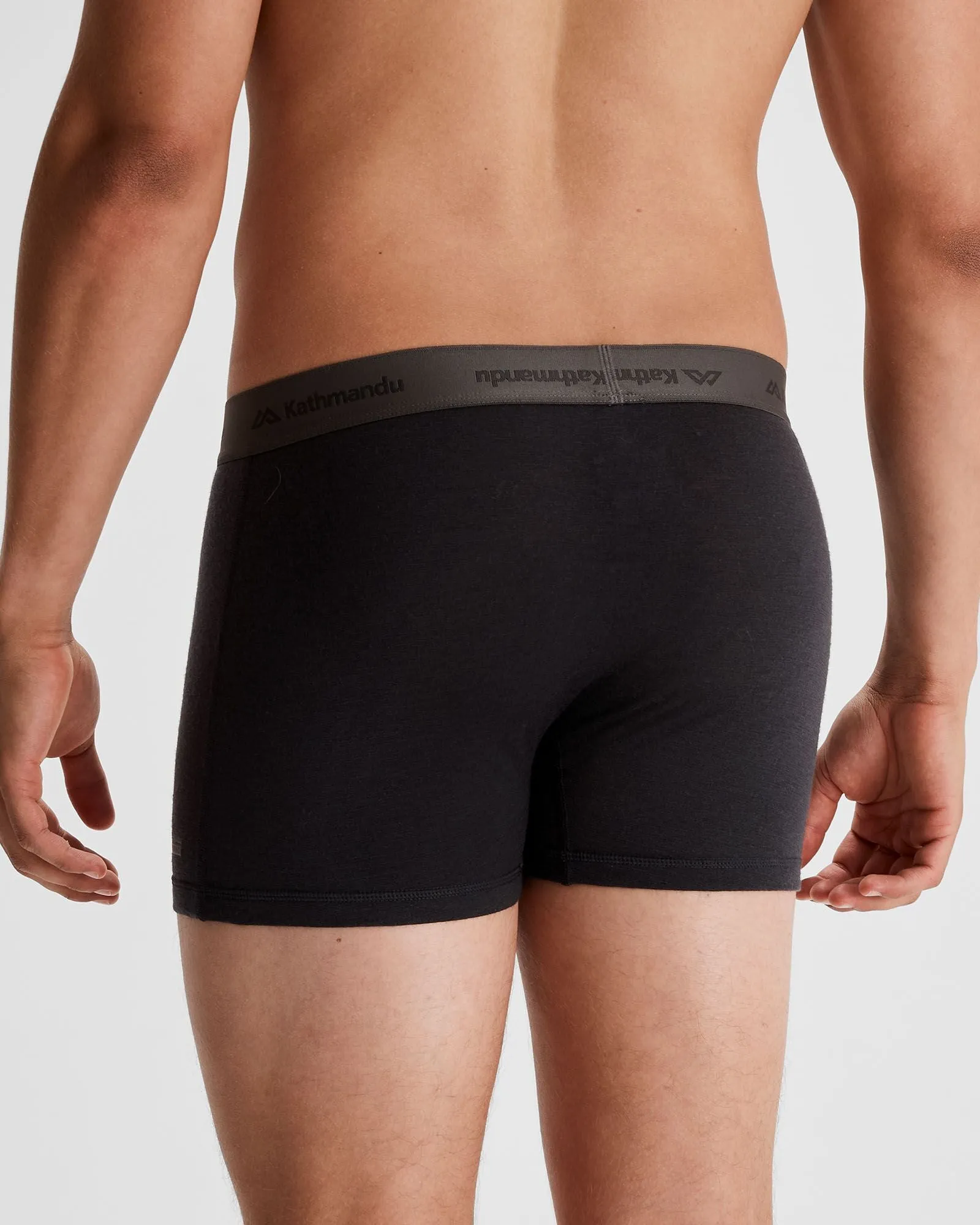 Men's K-Merino 125 4.5 inch Boxer - Black Stingray
