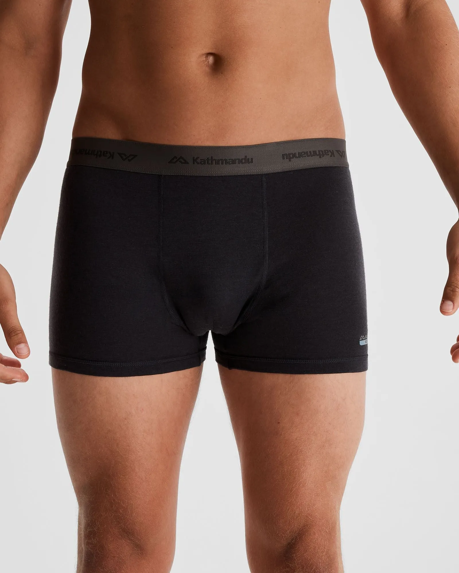 Men's K-Merino 125 4.5 inch Boxer - Black Stingray