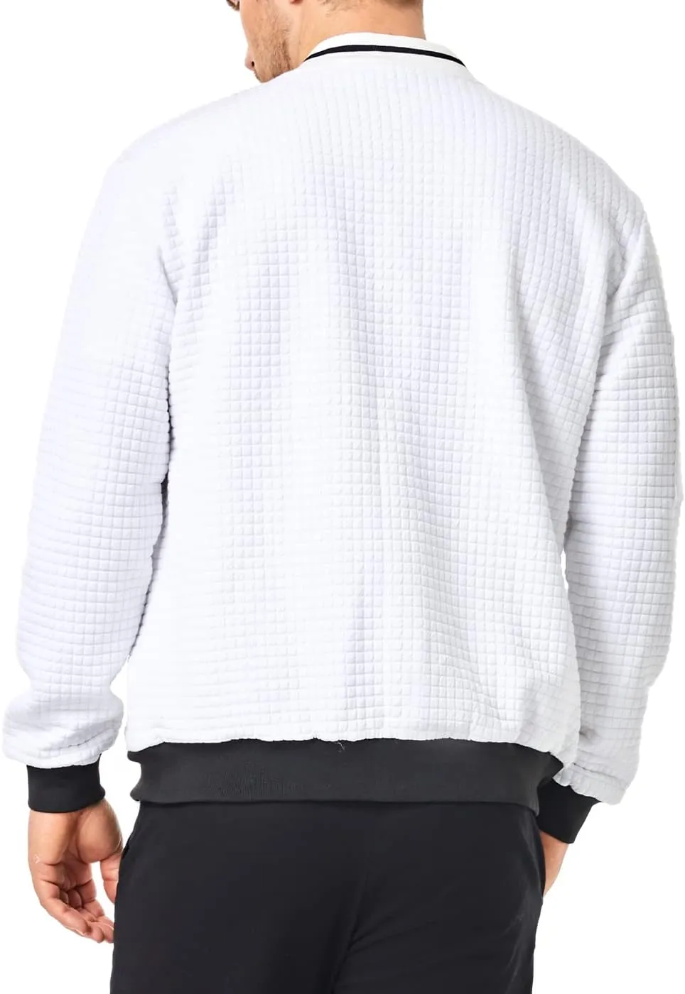 Mens Lightweight Jacket Casual Bomber Jacket Varsity Coat