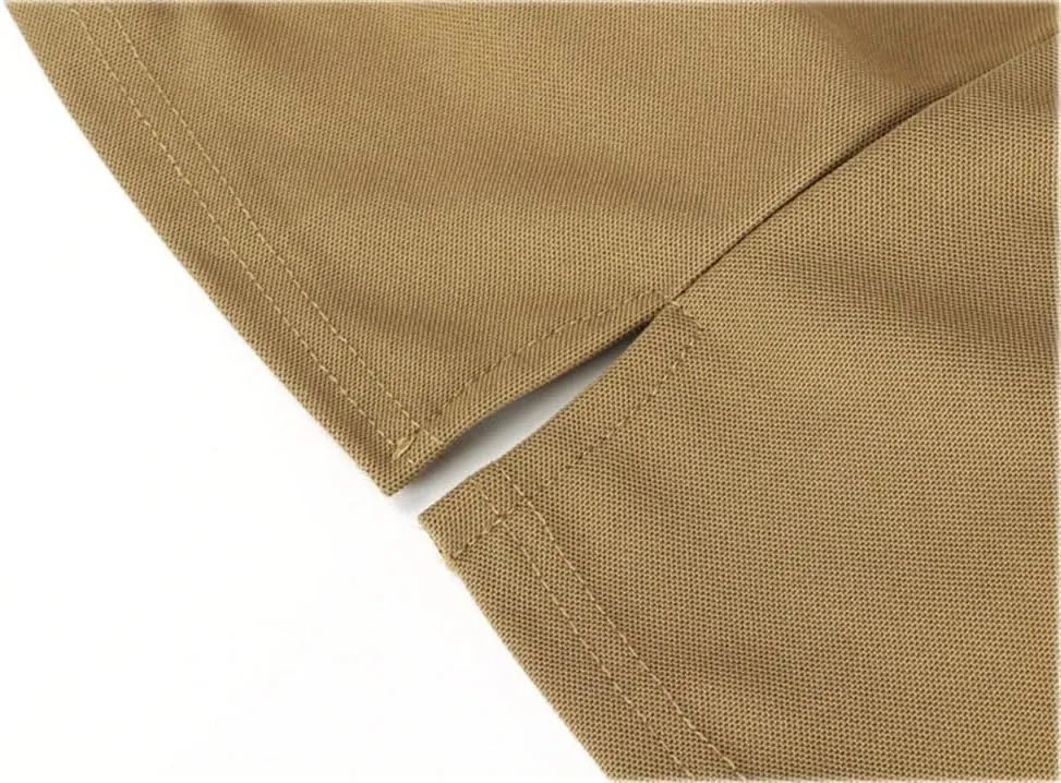Men's Quick Dry Embroidered Polo Shirts Short Sleeve Collared Shirt