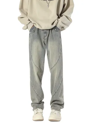 Men's Relaxed Fit Straight Leg Jeans - Czech Jeans