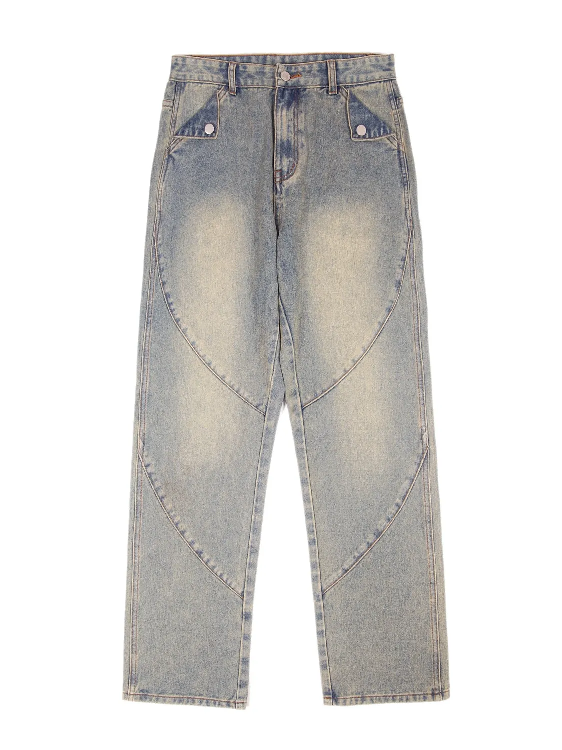 Men's Relaxed Fit Straight Leg Jeans - Czech Jeans