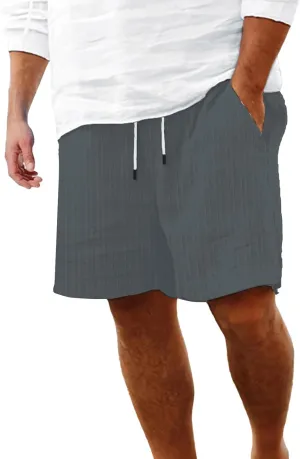 Mens Shorts Shorts Men's Solid Cotton Summer Fashionable Men's Pants Mens Clothes Mens 5 Inch Mesh Shorts Men Shorts