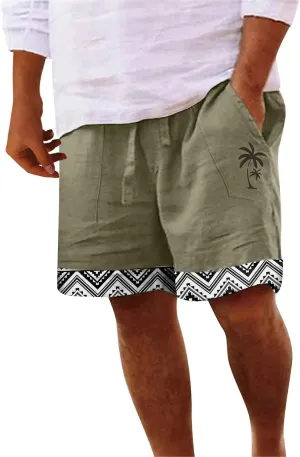 Mens Shorts Shorts Men's Solid Cotton Summer Fashionable Men's Pants Mens Clothes Mens 5 Inch Mesh Shorts Men Shorts