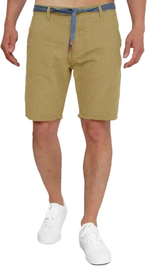 Men's Slim Fit 10" Inseam Stretch Flat Front Chino Short Drawstring Waist Relaxed Fit Classic Summer Short Pants