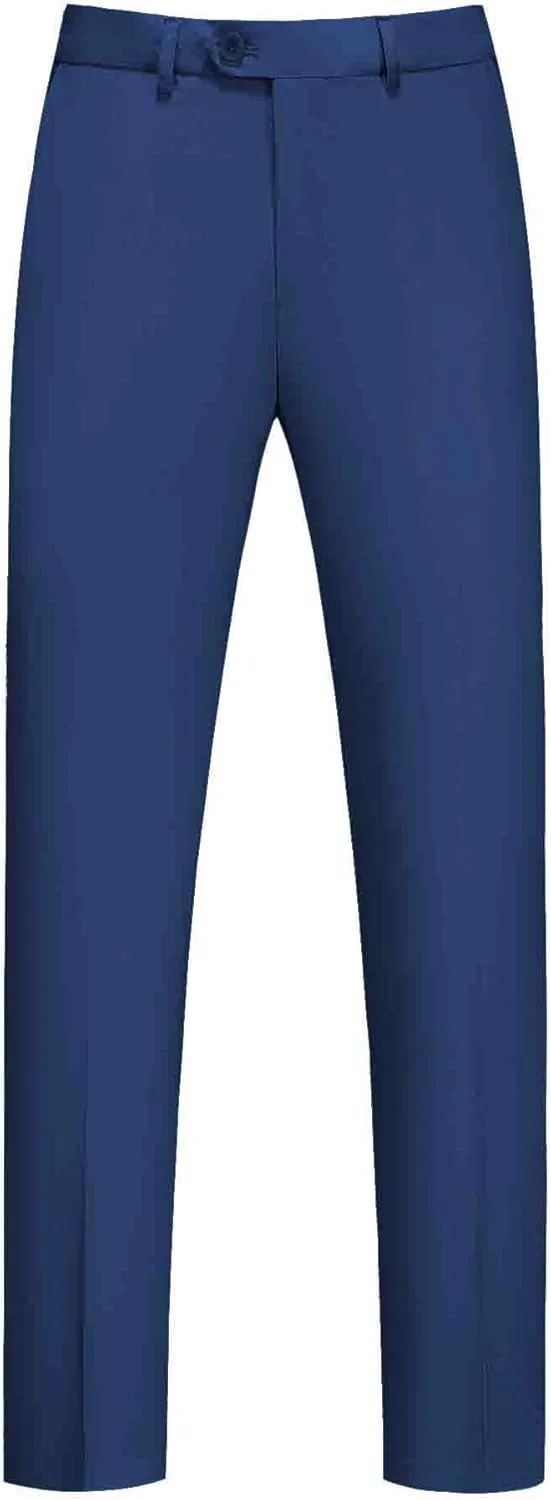 Men's Slim Fit 3-Piece Suit Set - Formal Wedding Tuxedo Suit with Blazer, Vest & Pants for Prom, Business