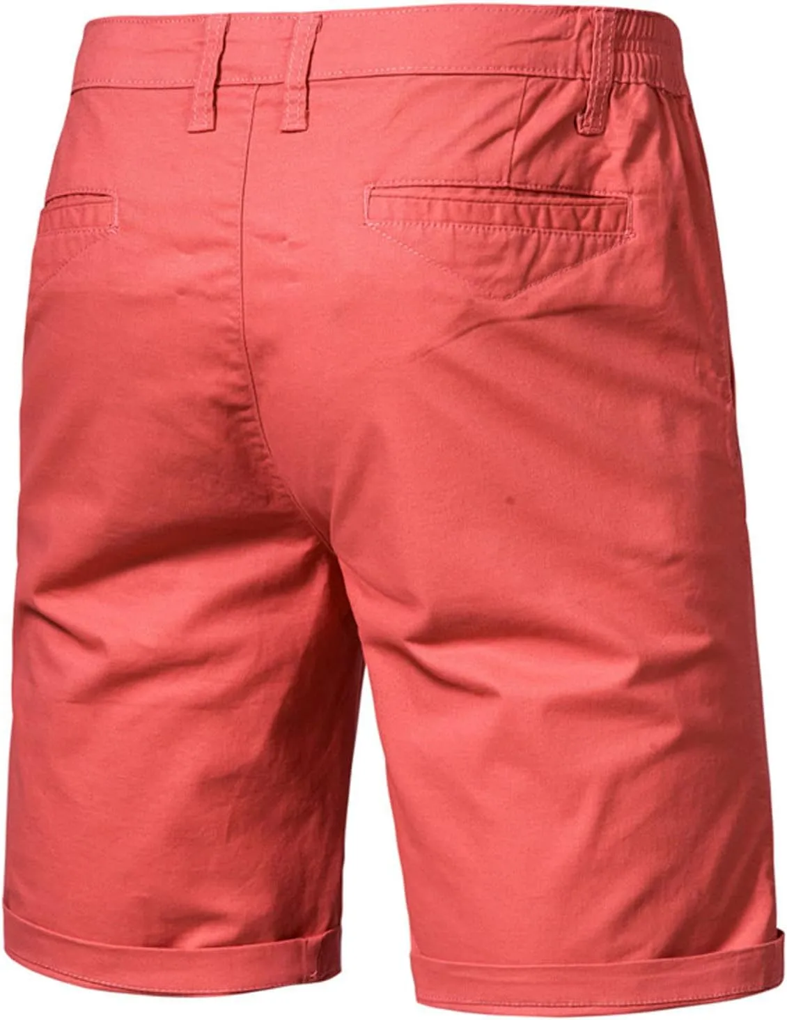 Men's Slim-Fit 5" Shorts Lightweight Outdoor Cargo Short Classic Stretch Chino Shorts Athletic Hiking Tactical Shorts