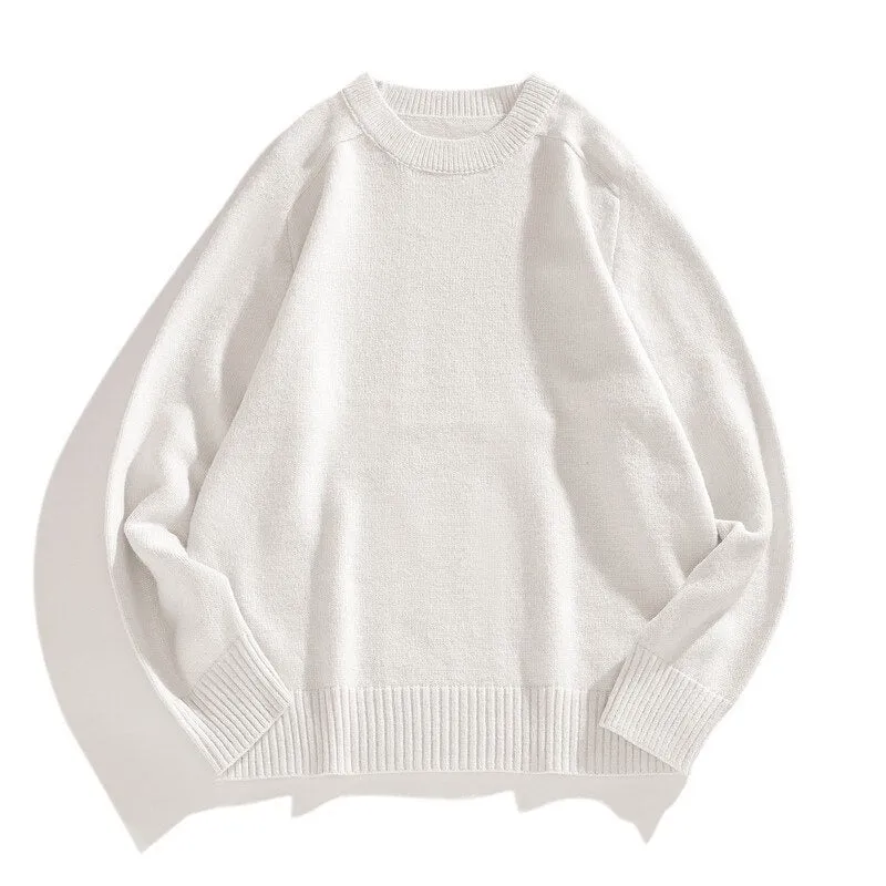 Men's Striped Round Neck Sweater
