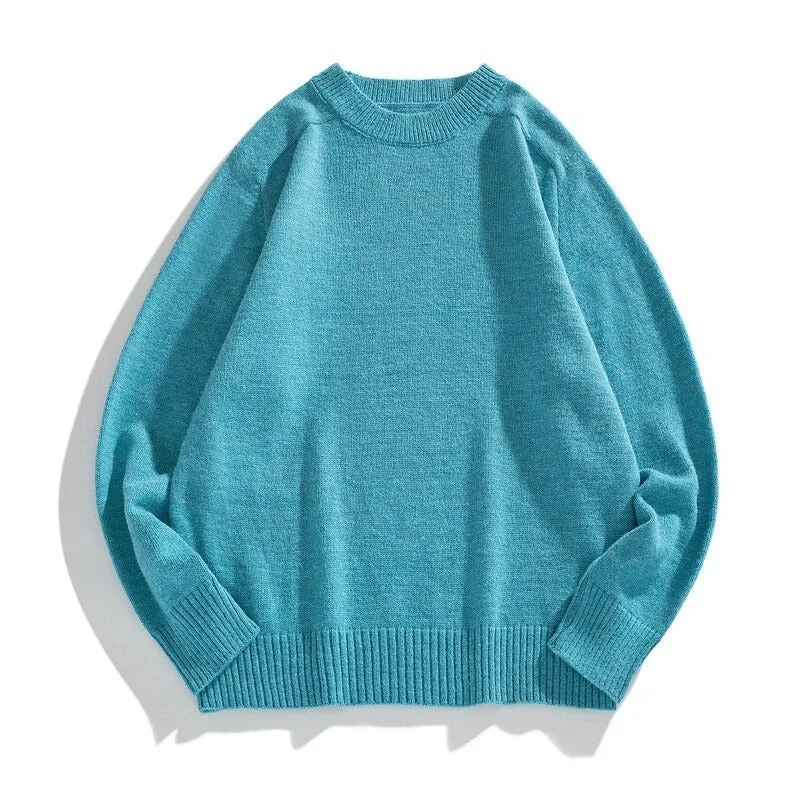 Men's Striped Round Neck Sweater