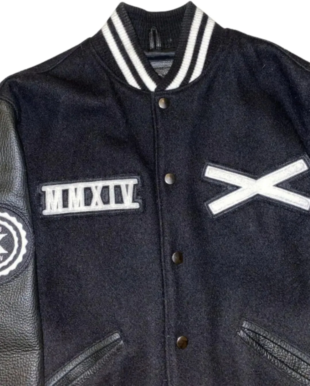 Men's Wool Leather Letterman Baseball Varsity Jacket Tour 2XS-4XL