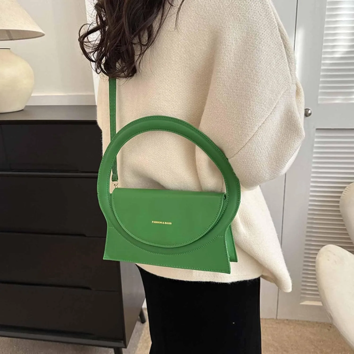 MOLERFO Women's Y2k Retro Top Handle Hobo Bag PU Leather Crossbody Shoulder Bag Handbag Purse Totes Satchels Trendy