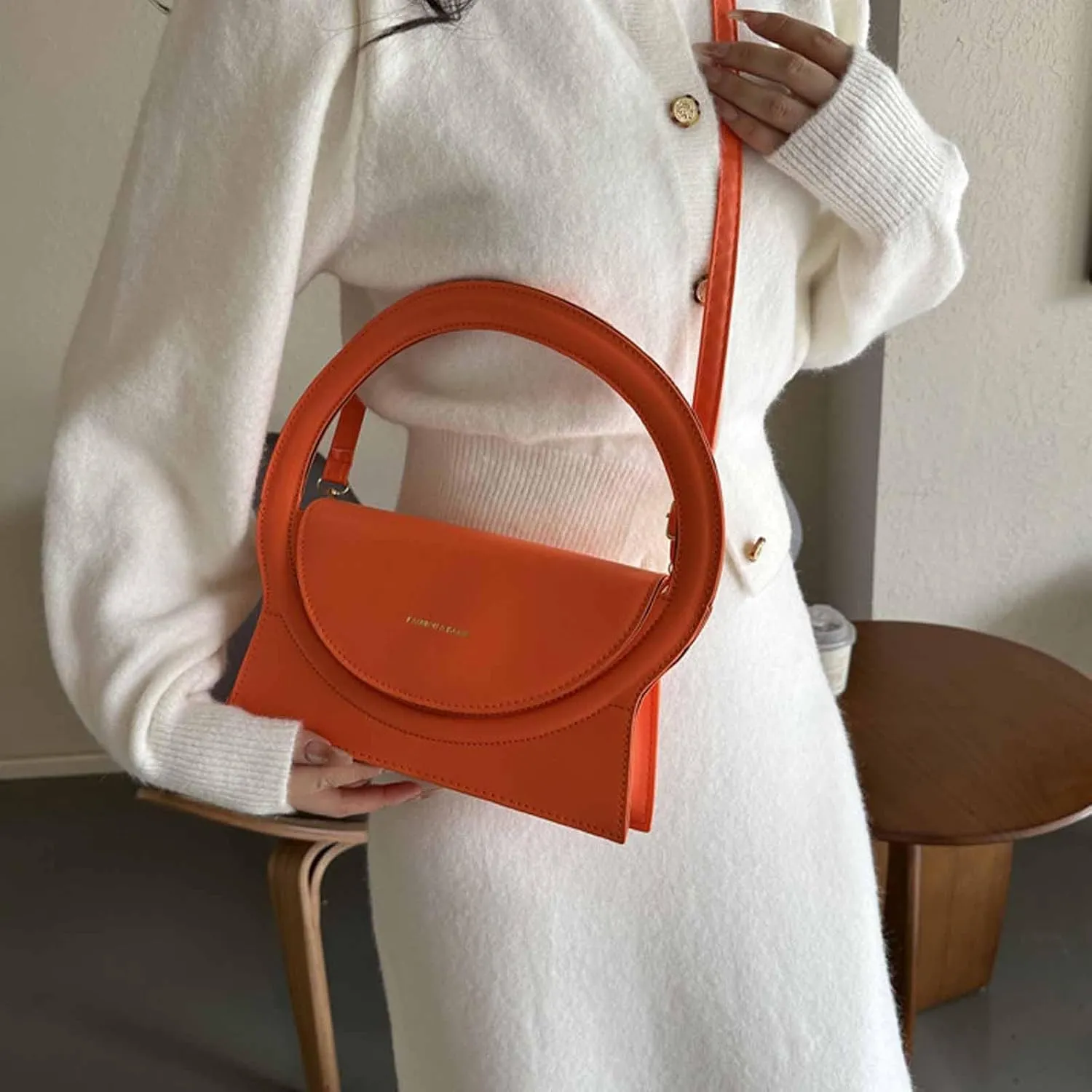 MOLERFO Women's Y2k Retro Top Handle Hobo Bag PU Leather Crossbody Shoulder Bag Handbag Purse Totes Satchels Trendy