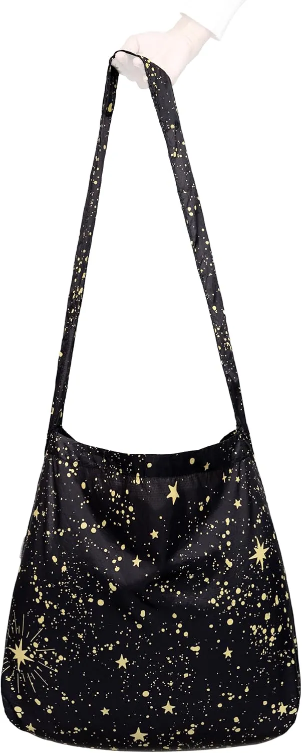 Nanobag Ultra-Lightweight Sling Cross-Body Bag | Perfect for Travel, Shopping & Daily Use | Reusable - Tiny - Eco-Friendly (Sling, Stars)