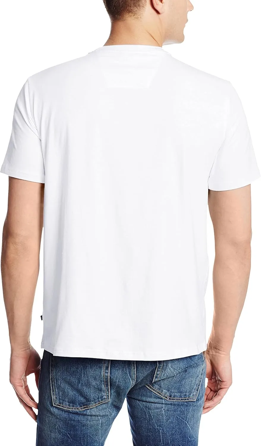 Nautica Men's Solid Crew Neck Short-Sleeve Pocket T-Shirt