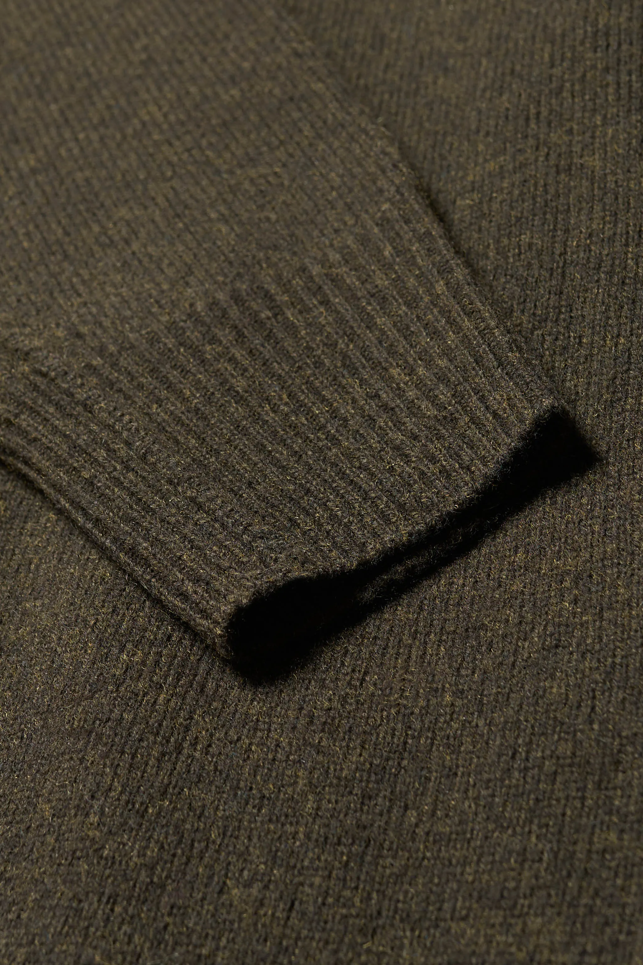 Overflow Knit Darkest Green