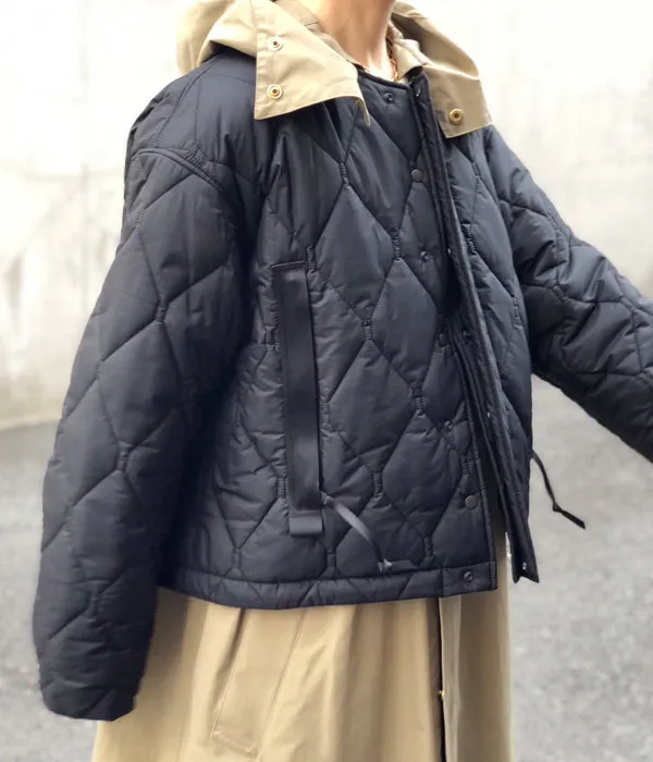 PHEENY/PRIMALOFT QUILTING SHORT BLOUSON(BLACK)