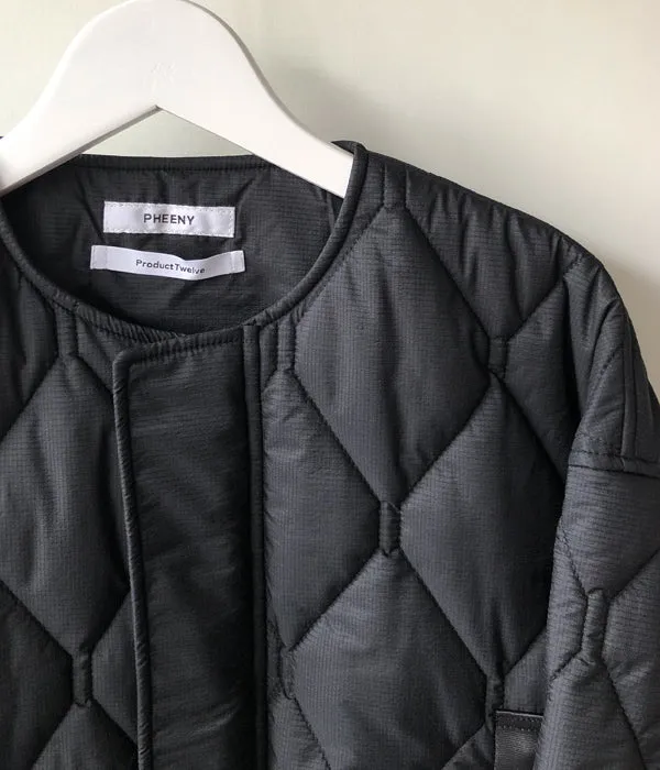 PHEENY/PRIMALOFT QUILTING SHORT BLOUSON(BLACK)