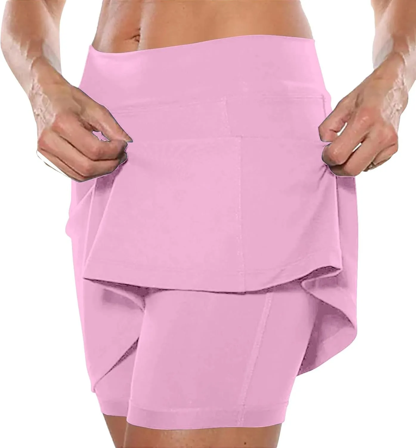 Pleated Skirts for Women Athletic Workout Shorts Women Plus Size Womens Shorts Athletic no Liner
