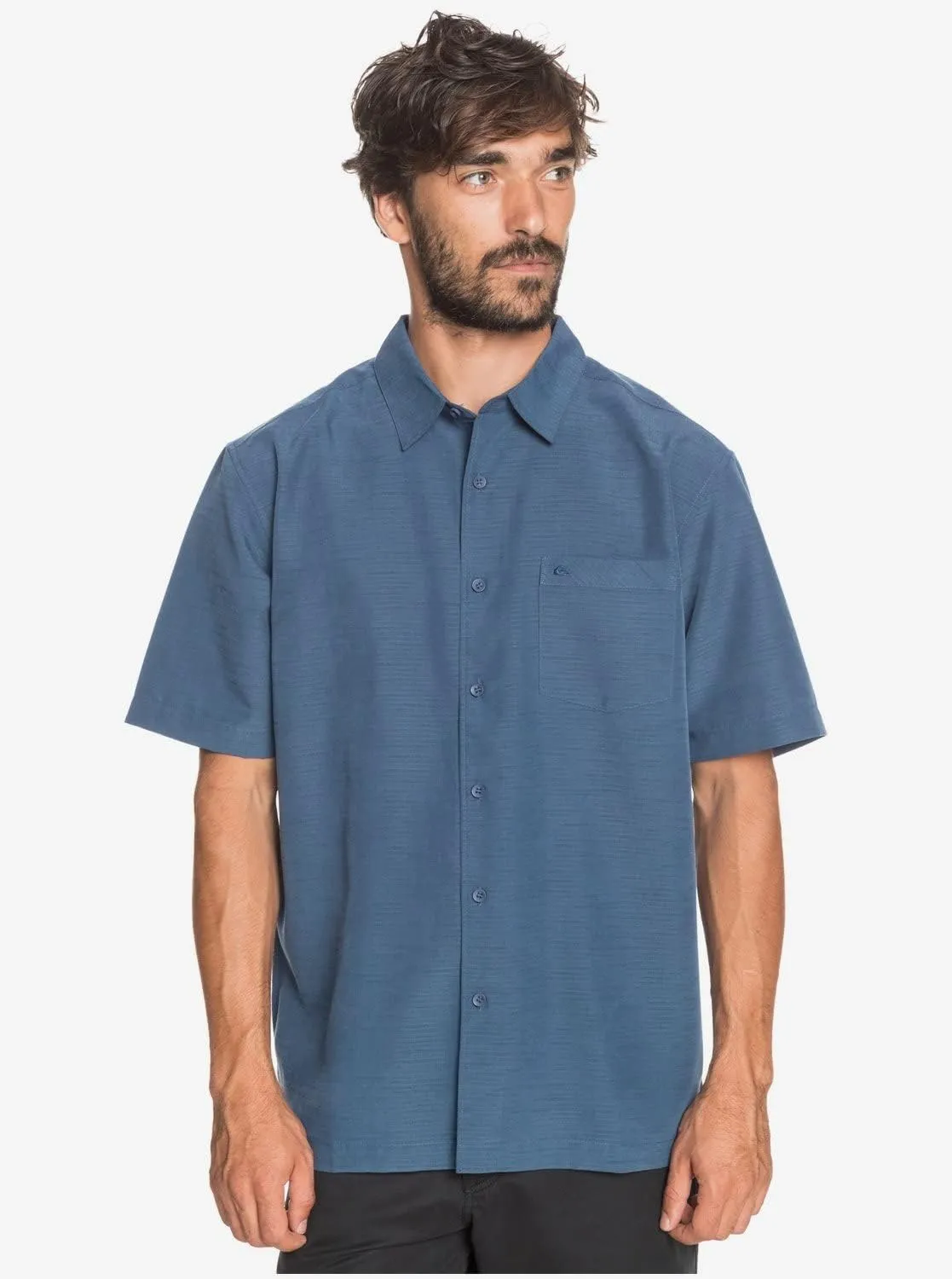 Quiksilver Men's Centinela 4 Button Up Comfort Fit Pocket Shirt